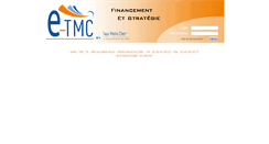 Desktop Screenshot of e-tmc.tauxmoinscher.fr